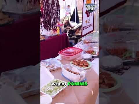 Tailgate Food Spread: Chili, Paninis, Wings & More! #shorts — Mississippi State