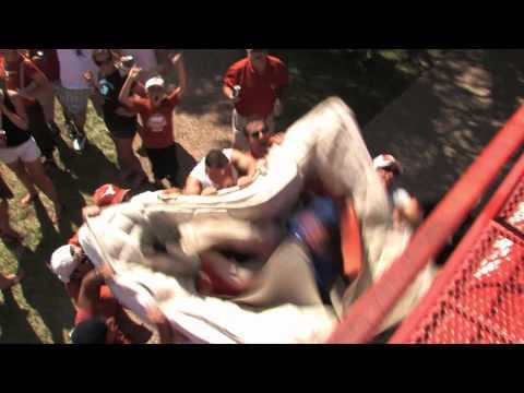 Tailgate Rivals Jim Knox Bus Jump FAIL — Texas