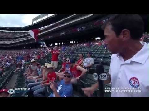 Jim Knox & the Texas Rangers Progressive Fan of the Game: Red Man-Boy — Texas Rangers
