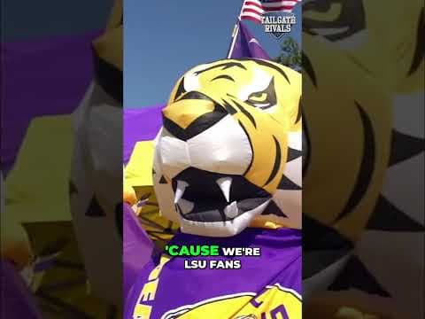 LSU Fans GO WILD  Epic Tailgate Setup Revealed! — LSU