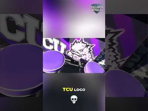 Epic TCU Tailgate Trailer: 9 TVs, Concert Sound! #shorts — TCU