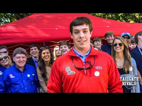 Ole Miss Luxury Tailgate 🤯 Chandelier Setup at The Grove (Country Club Tour) — Ole Miss