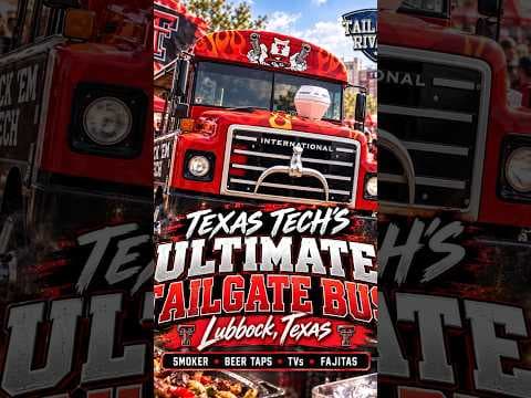 This might be one of the coolest tailgate setups in college football. 🔥🏈 — Texas Tech