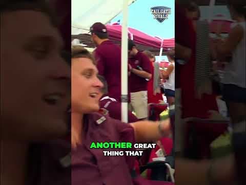 Ultimate Tailgate Setup  TVs, Margarita Machine & AC! — Texas A&M