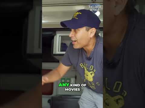 Ambulance Turned Baylor Party Machine: Epic Tailgate Setup! #shorts — Baylor