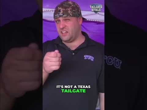 Ultimate TCU Tailgate: Texas BBQ & Epic Trailer! #shorts β TCU