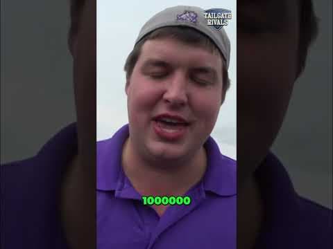 He Says A MILLION People Show Up to His Tailgate #shorts — LSU