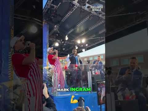 Mark Ingram & Rob Stone: Pre-Game Hype with Legends! #shorts — Indiana